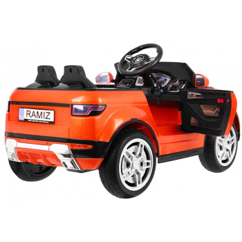 Autko Rapid Racer elektryczne dla dzieci, Pomarańczowy SUV + Pilot